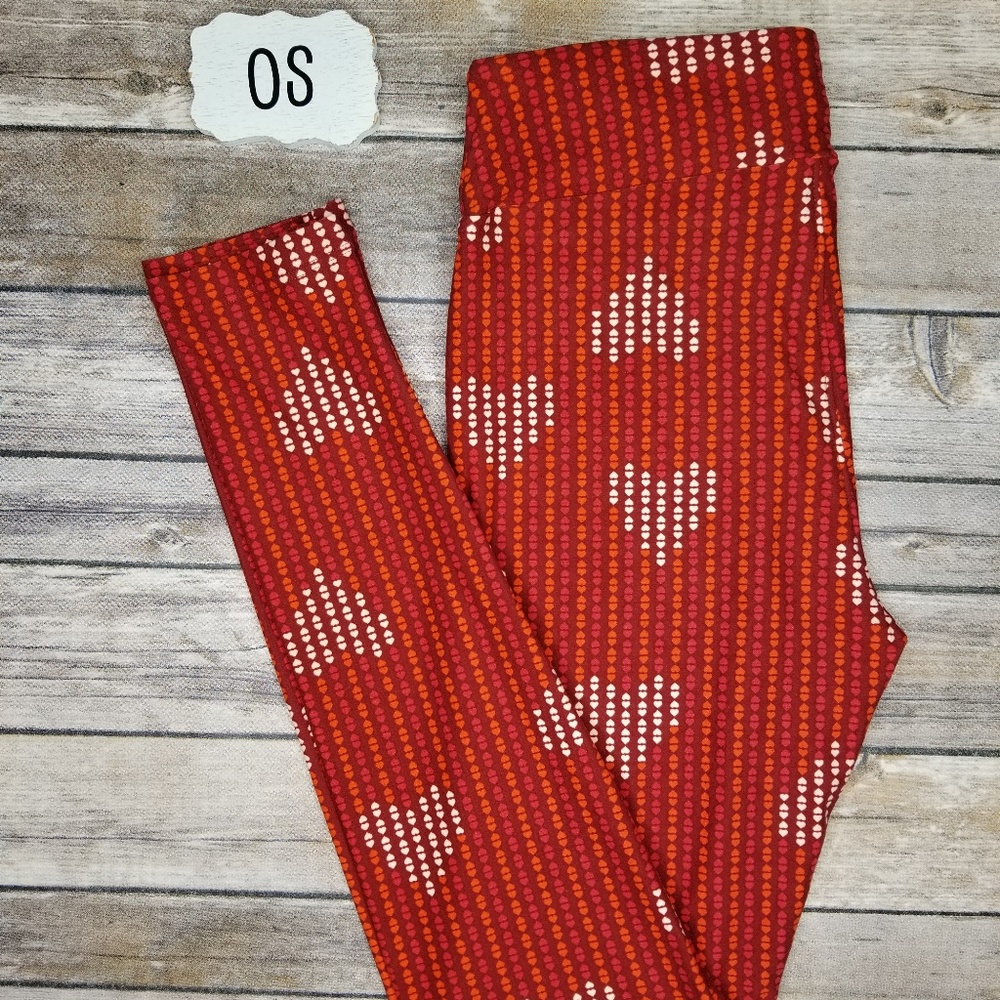 OS LuLaRoe Valentine Leggings